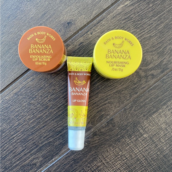 Banana Bananza 3PC Lip Set NEW & FACTORY SEALED Bath & Body Works - Picture 8 of 8